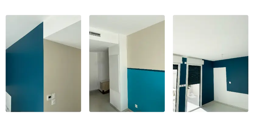 Rafraîchissement intérieur chez un client particulier – Salon & cuisine